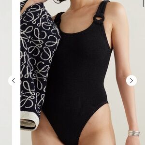 Hunza G Domino black one piece